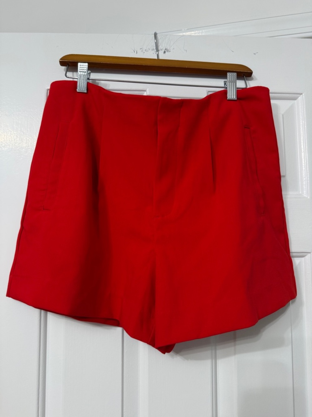 A New Day Women's High-Waist Red Tailored Shorts size 12.